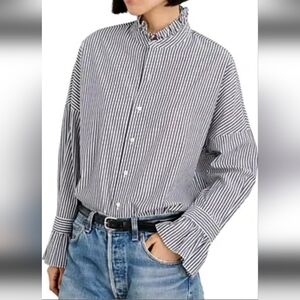 Alex Mill Cotton Easy Ruffle Shirt